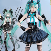 【In Stock】Game Project Sekai: Colorful Stage! feat. Little Devil Hatsune Miku Cosplay Hatsune Miku Cosplay Costume